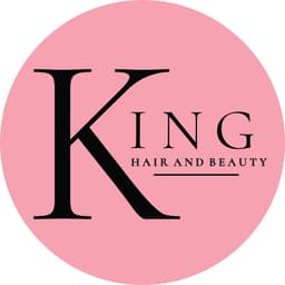 king hair and beauty logo