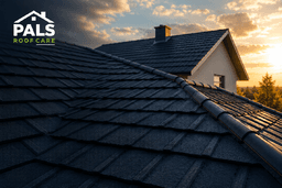 Pals Roof care roofing services logo