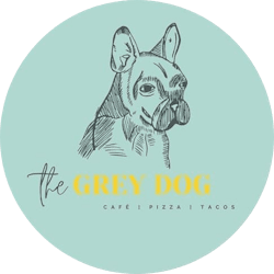 The Grey Dog Cafe, Pizza & Tacos logo