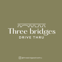 Three Bridges Drive-Thru Coffee logo