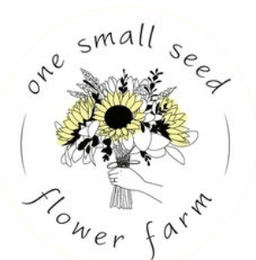 One small seed flower farm logo