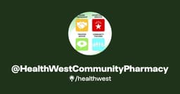 HealthWest Community Pharmacy logo