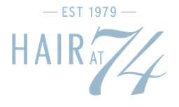 Hair at 74 logo