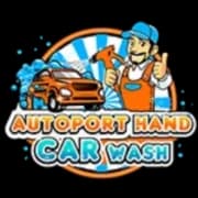 Autoport Hand car wash logo