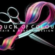 Touch of Colour Hair Beauty Design logo