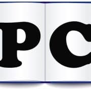 P Commane Book Shop logo