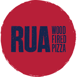 Rua Woodfired Pizza logo