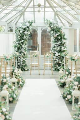 Bling and Bloom Wedding Event Decor logo