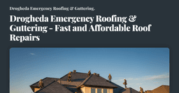 Drogheda emergency roofing & guttering logo