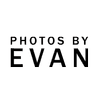 Photos by Evan logo