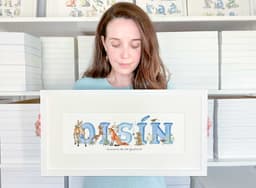 Fiadh and Finn: Award Winning Irish Children's & Baby Personalised Art Print Keepsake Framed Gifts logo