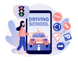 King School of Motoring logo