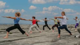 Burren Yoga Retreat, Ireland logo
