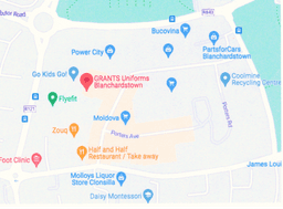 Grant's Uniforms Manor Street logo