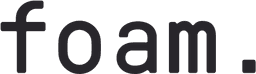 Foam logo