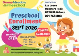 Sunny Meadow Preschool CLG logo