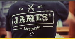 James' Barber Shop logo