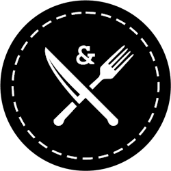 Half and Half Restaurant / Take away logo