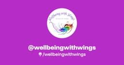 Wellbeing with Wings @wellbeingwithwings logo