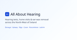 All About Hearing – Galway logo