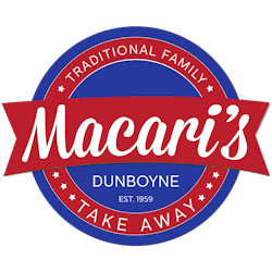 Macaris Take Away DUNBOYNE logo
