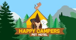 Happy Campers Pet Hotel logo