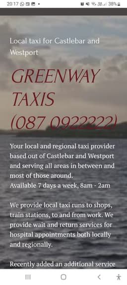 Greenway Taxis logo