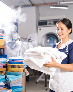 Dee's Dry Cleaning & Laundry logo