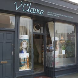 V Claire Natural Beauty logo