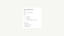 Thomas Goodall & Son Accountants logo