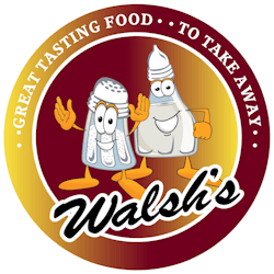 Walsh's Take Away logo