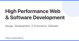 REDSTUDIO SOFTWARE - Web Design logo