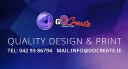 GoCreate Design & Print - County Louth, Dundalk based Printers logo