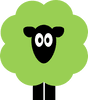 The Green Sheep logo