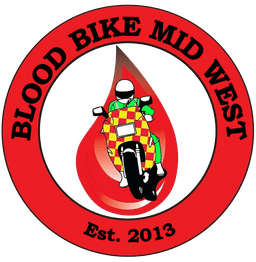 Blood Bike Mid West logo