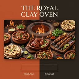 The Royal Clay Oven logo