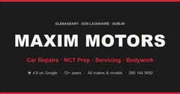 MAXIM MOTORS - Car Repair Centre logo