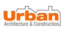 Urban architecture + construction logo