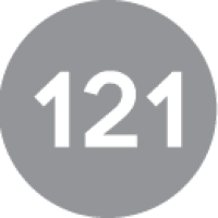 121 Construction logo
