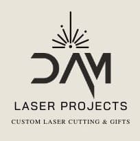 Laser by D.A.M. logo