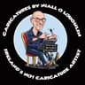 Irelands No 1 caricature artist Niall O'Loughlin as seen on the Late Late and Saturday night show.