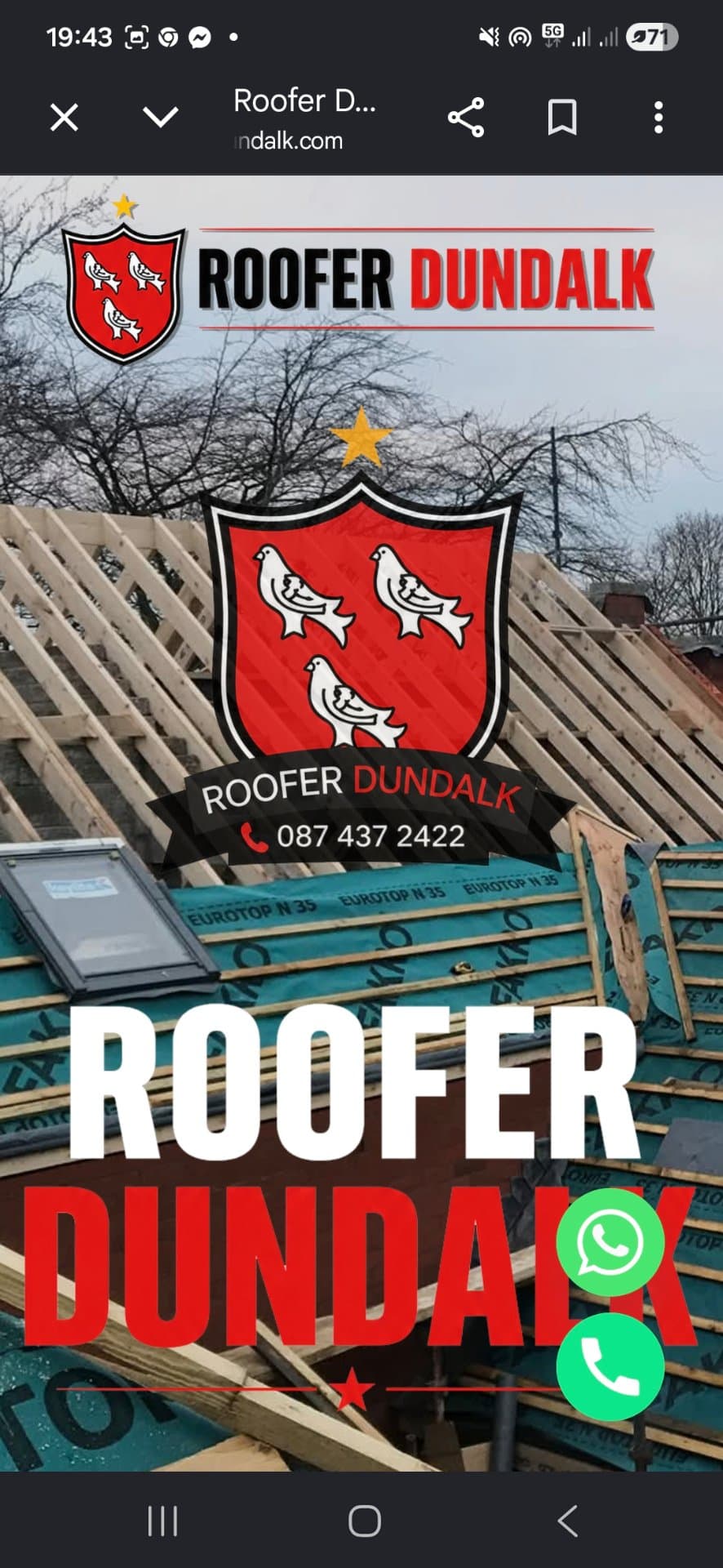 roofing dundalk cover