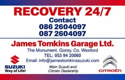 James Tomkins Garage Limited logo