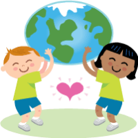 Its a Small World Montessori School logo