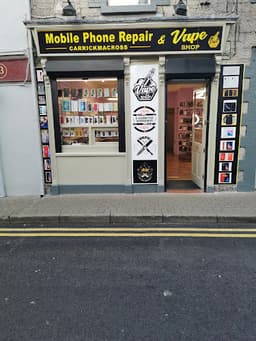 Mobile phone repair & Vape shop logo