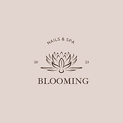 Blooming Nails and Spa logo