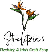 Strelitzia’s Florist & Irish Craft Shop logo