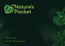 Nature's Pocket - Lithuanian health food store logo