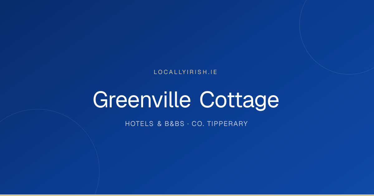 Greenville Cottage