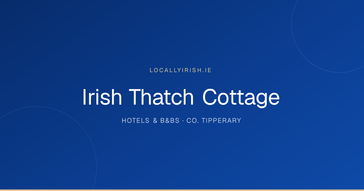 Irish Thatch Cottage